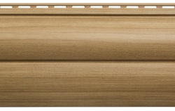 БЛОКХАУС Виниловый сайдинг | Люкс, Каштан ВН-03 3000х222мм